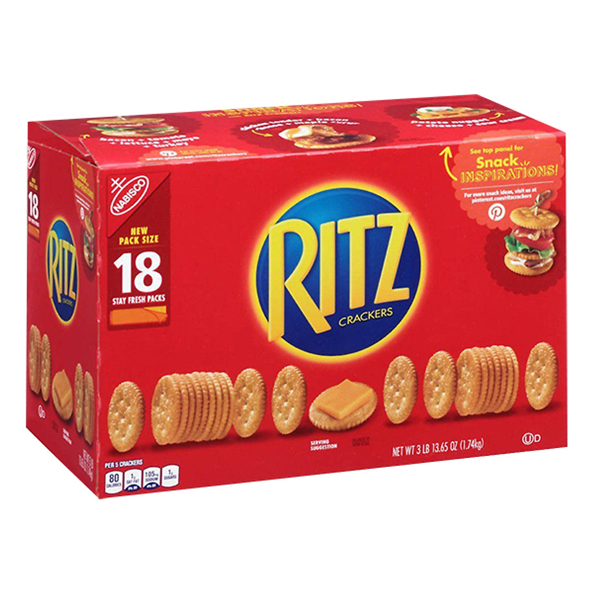 Bánh Quy Nabisco Ritz Crackers Original Thùng 18 Cty